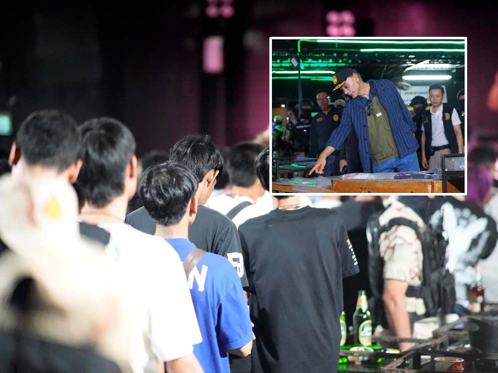 “ชาดา” บุกผับดังกลางเมืองพัทยา ผงะ! เจอฉี่ม่วงกว่า 200 ราย