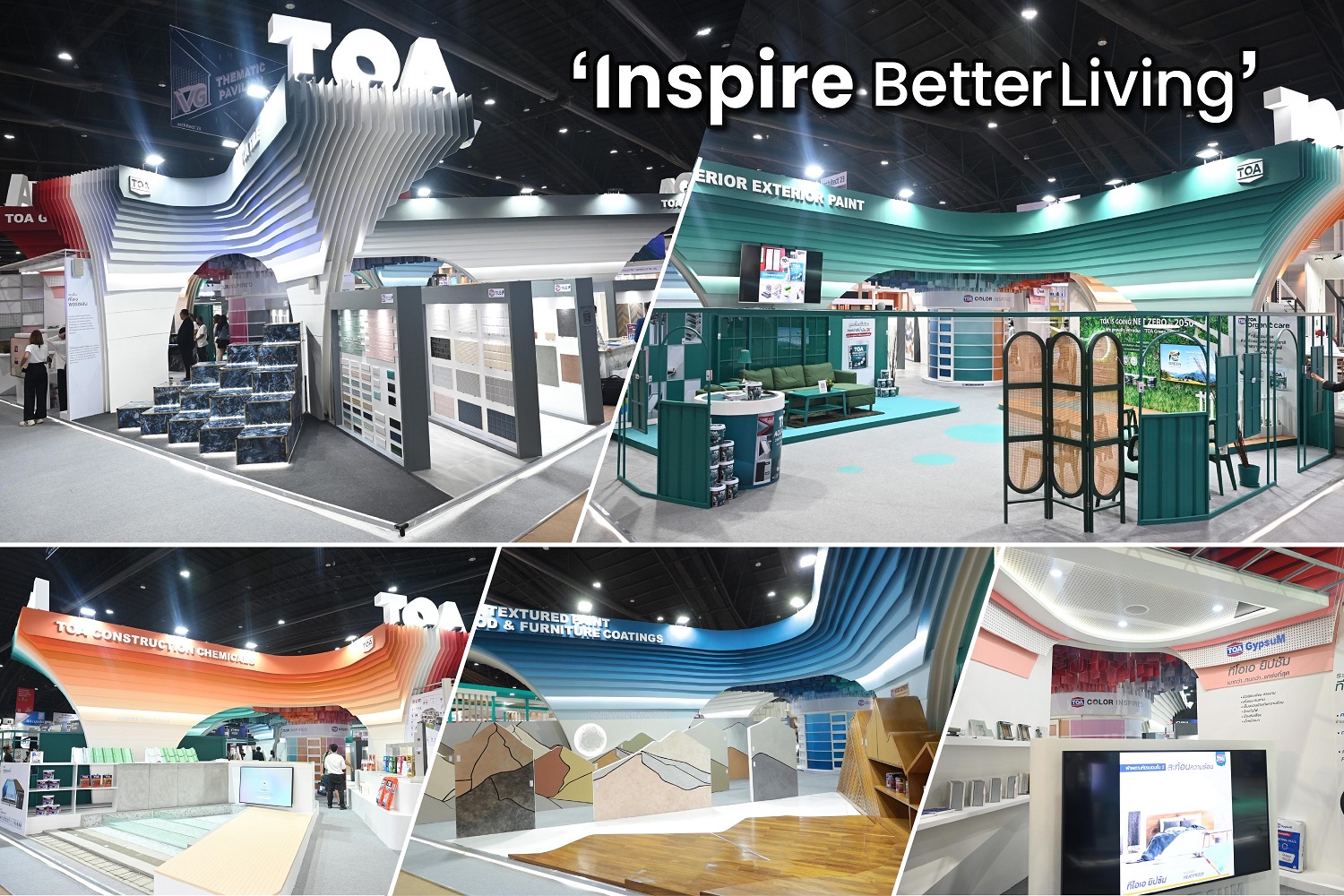 TOA เชิญชมบูธในงานสถาปนิก 66 แบบจัดเต็ม ชูแนวคิด ‘Inspire Better Living’ พบสุดยอดนวัตกรรมสีและวัสดุก่อสร้างเพื่อที่อยู่อาศัยและสิ่งแวดล้อม      
