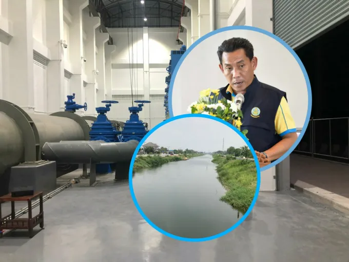 ชป. ชี้แจงกรณีเครื่องสูบน้ำ สถานีสูบน้ำพานทองพังเสียหาย เร่งซ่อมแซมแล้ว