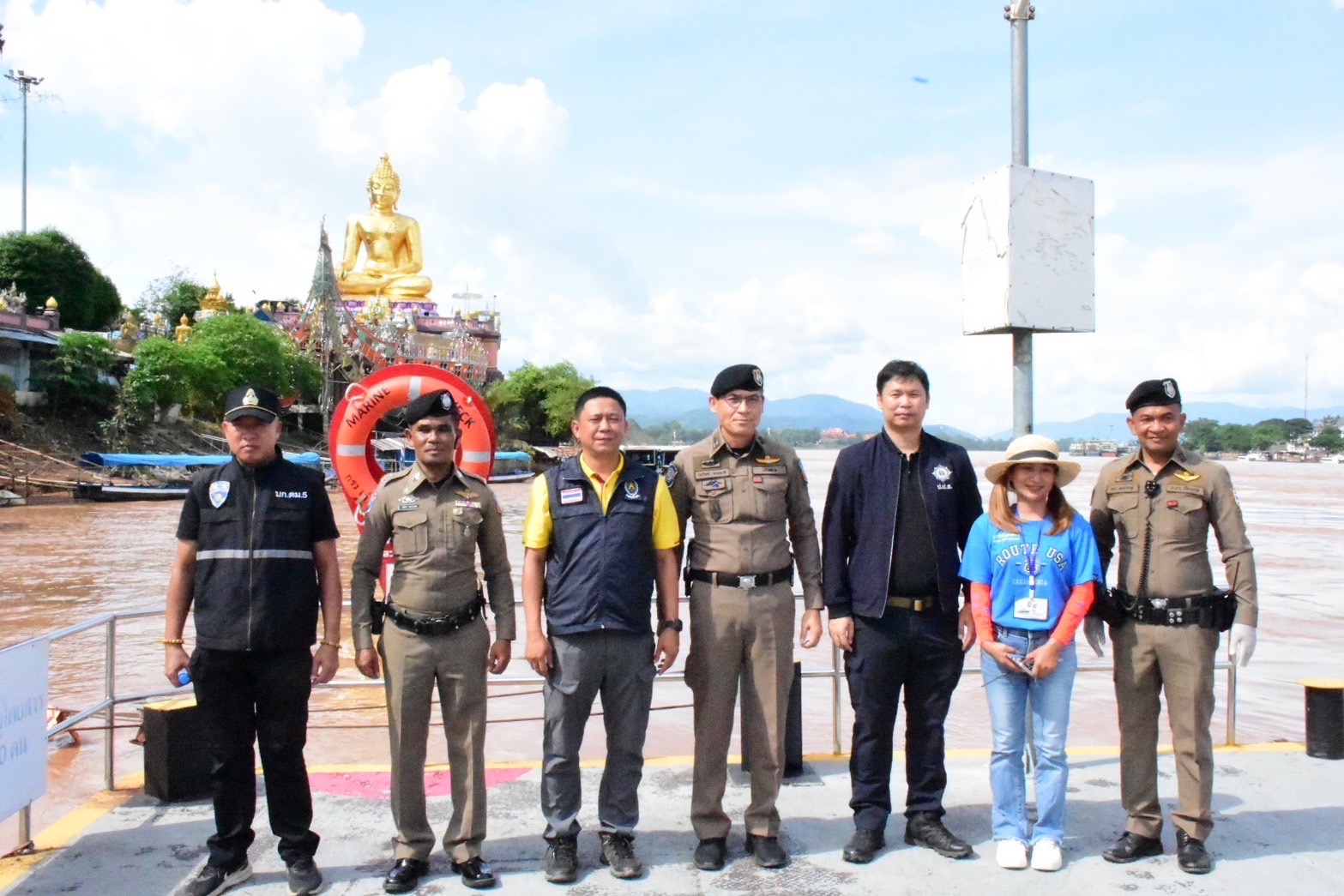 ตร.ท่องเที่ยวเชียงราย ตรวจเข้มคนขับรถ-เรือ สามเหลี่ยมทองคำ สร้างความมั่นใจนักท่องเที่ยว.