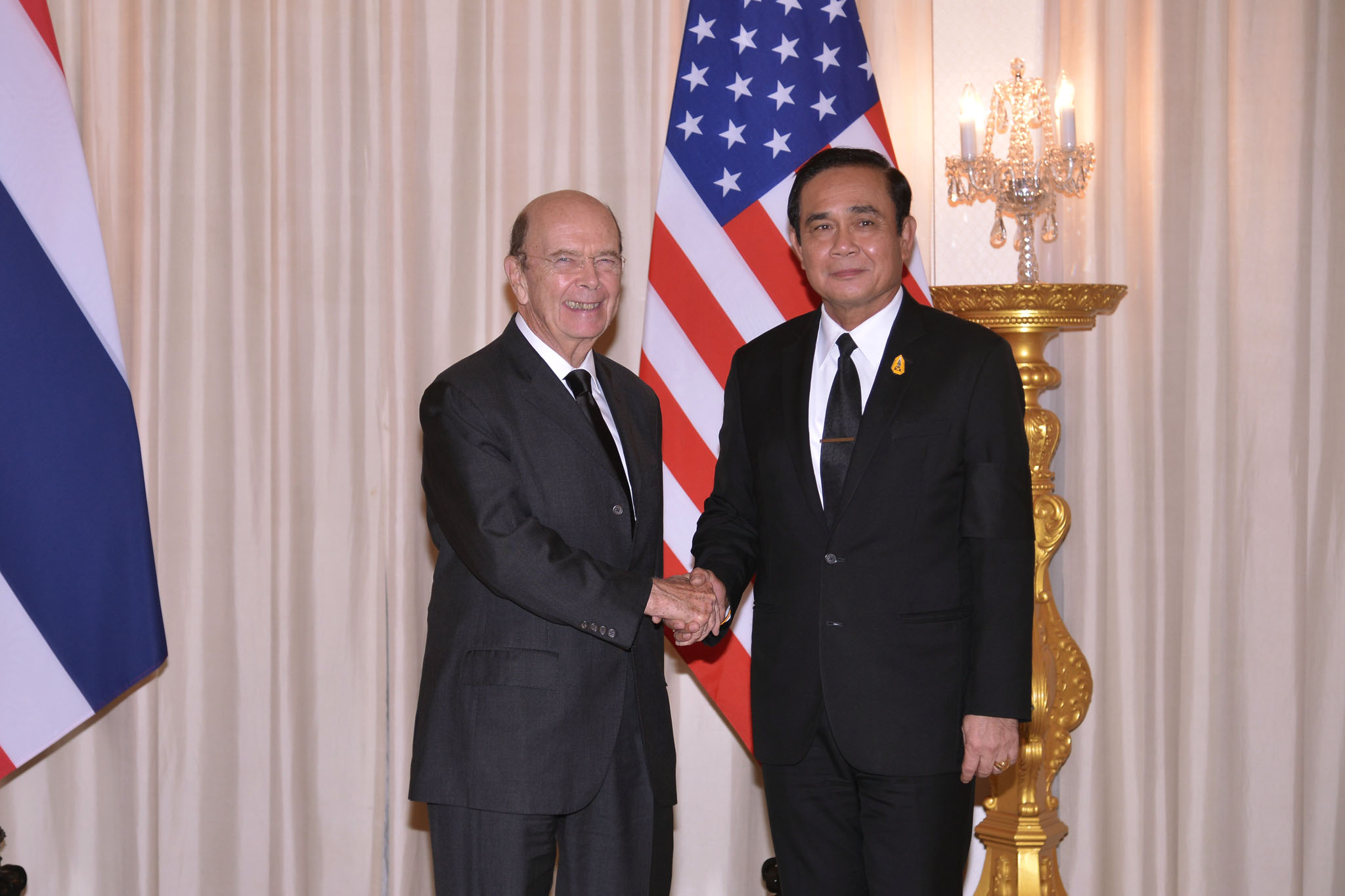 รัฐมนตรีว่าการกระทรวงพาณิชย์สหรัฐอเมริกาเข้าเยี่ยมคารวะนายกรัฐมนตรี
