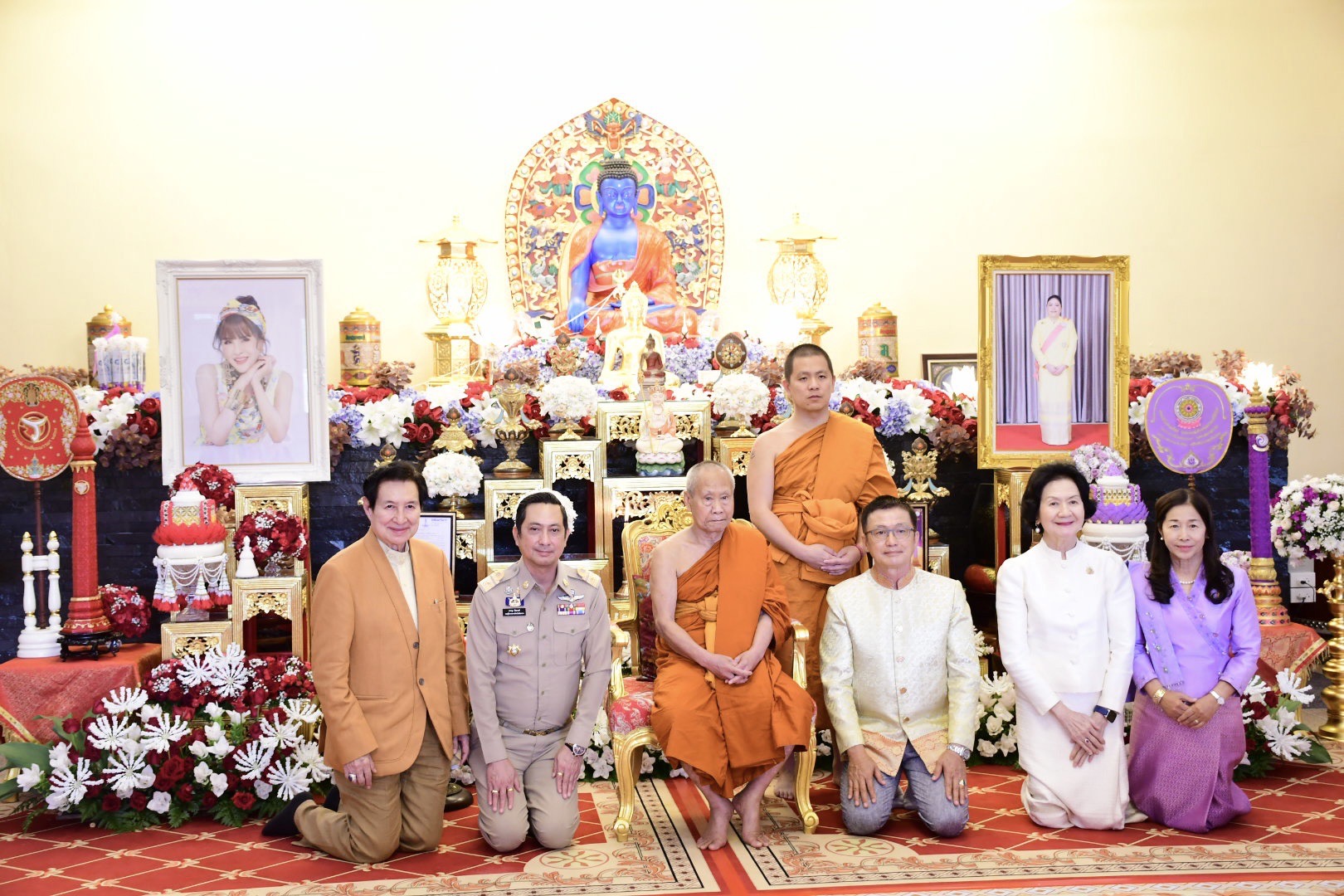 สมโภชเทียนพรรษาพระราชทาน ณ วัดกิ่วกาญจน์ อำเภอเชียงของ จังหวัดเชียงราย