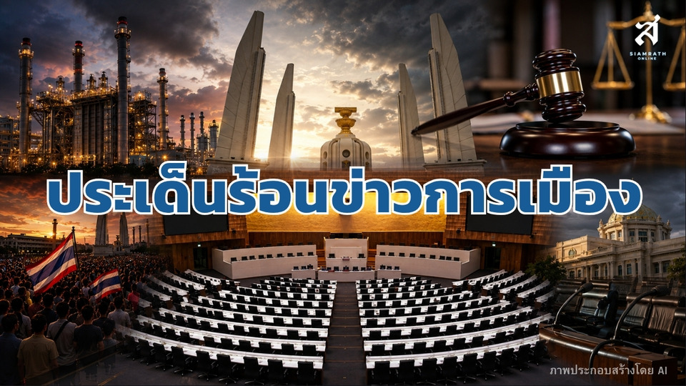 ประเด็นร้อนข่าวการเมือง วันที่ 25 สิงหาคม 2569