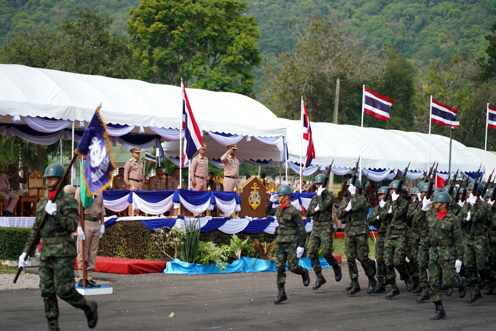 ผู้ช่วย ผบ.ทร. เป็นประธานพิธีสวนสนามปิดการฝึกทหารใหม่