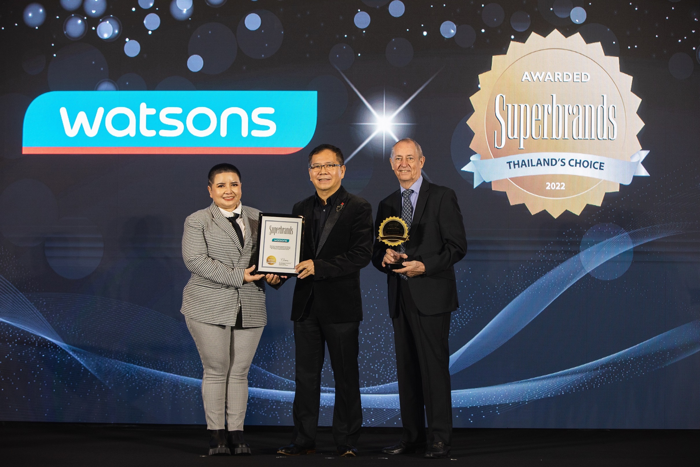 วัตสันรับรางวัล Superbrands 2022 ติดต่อกันเป็นปีที่ 15 ตอกย้ำความไว้วางใจ มุ่งมั่นตอบโจทย์ทุกไลฟ์สไตล์สุขภาพและความงามผู้บริโภค      