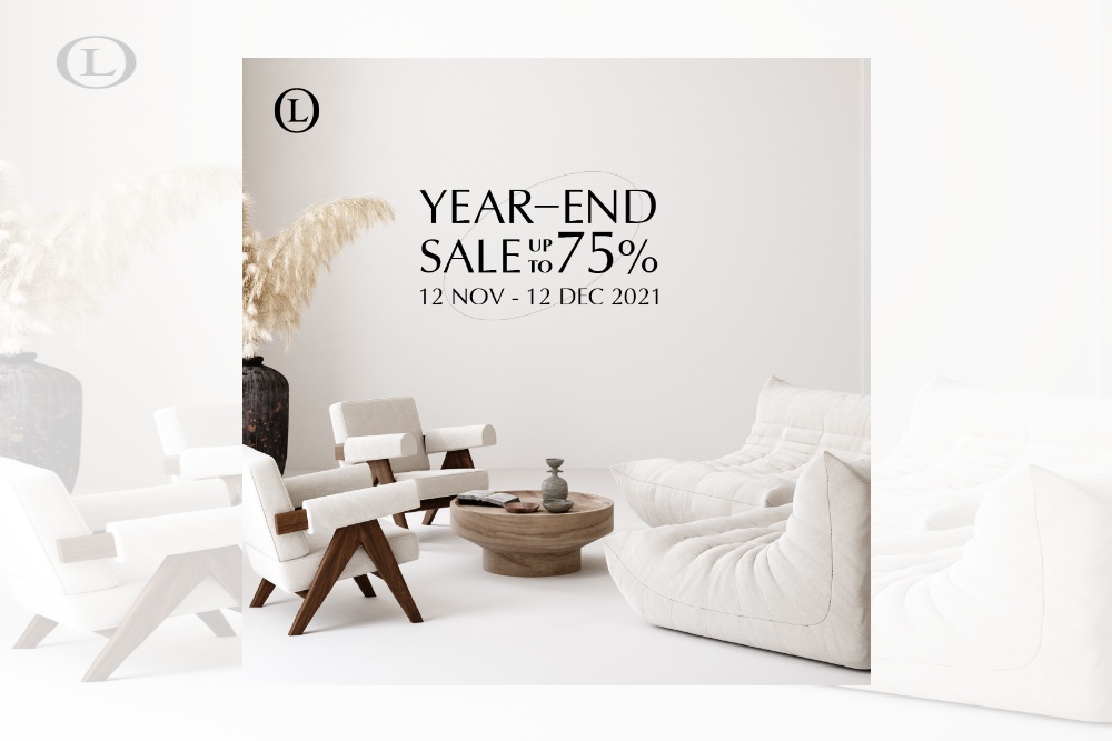 “OLIVIA LIVING” จัดแคมเปญส่งท้ายปี “YEAR END SALE” ลดสูงสุด 75% หมวดเฟอร์นิเจอร์และของตกแต่งบ้าน