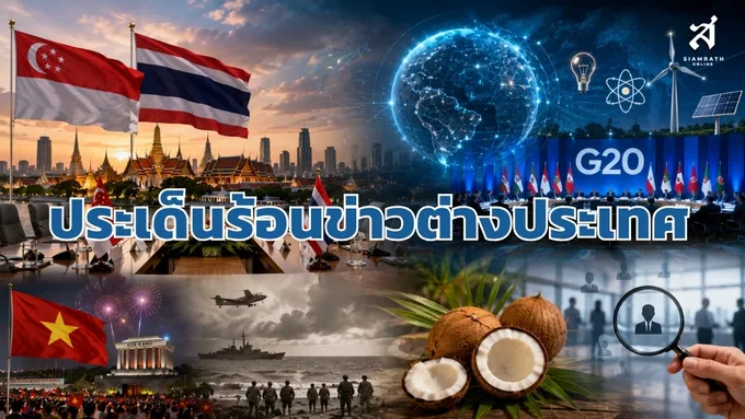 ประเด็นร้อนข่าวต่างประเทศ วันที่ 2 กันยายน 2569