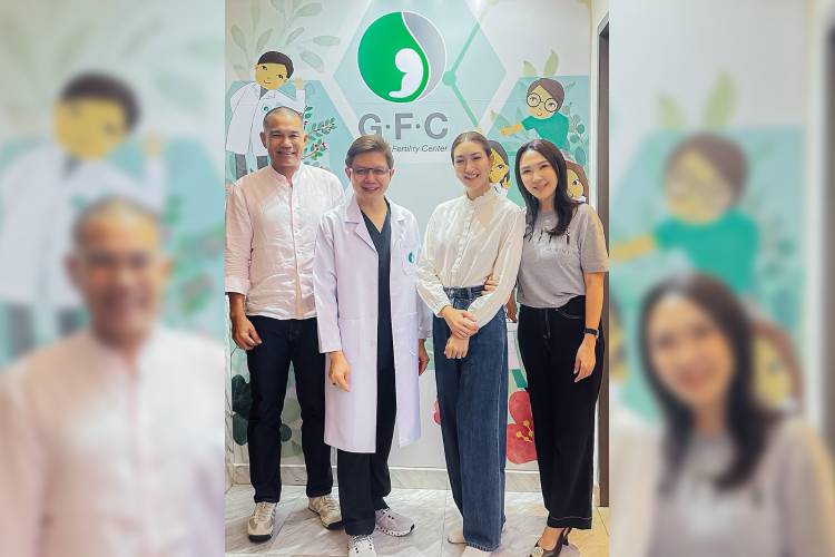 ลุ้นข่าวดี "แพนเค้ก เขมนิจ" เข้าปรึกษาวางแผนมีทายาทในอนาคตที่ Genesis Fertility Center (GFC)