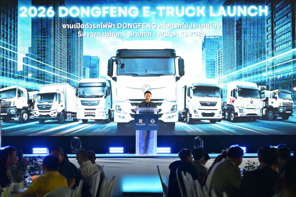 China Trucks ดัน “Dongfeng” เปิดเกม EV Truck ในไทย รุกตลาดโลจิสติกส์ด้วยรถบรรทุกไฟฟ้า Heavy-Duty