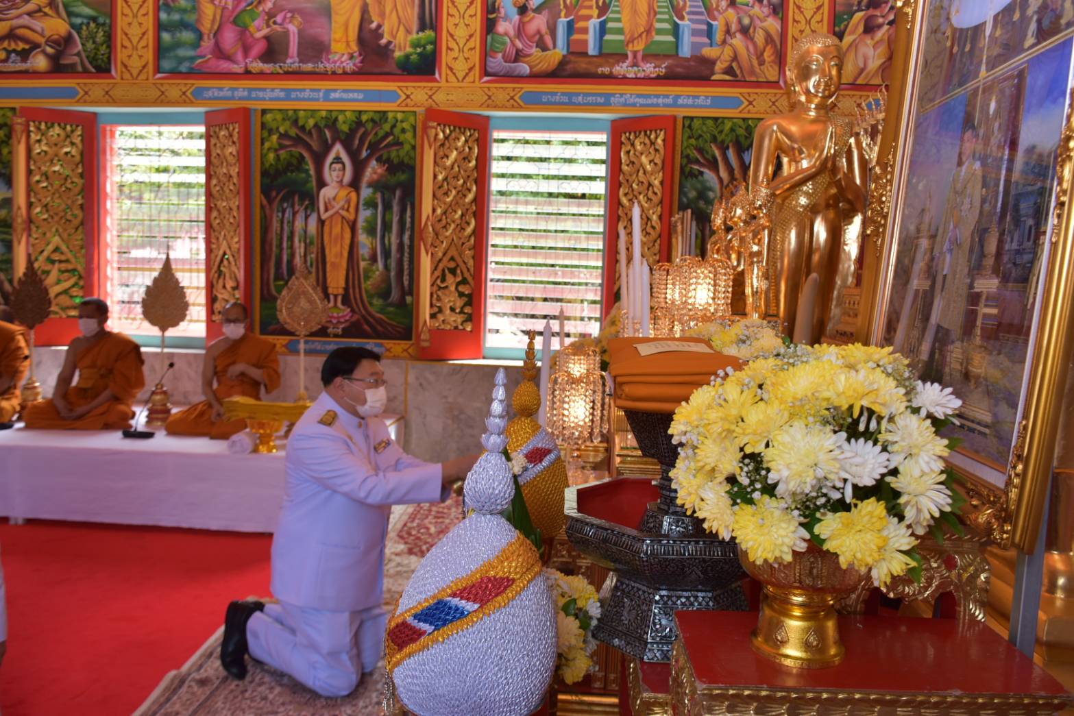 จังหวัดพังงา ทอดผ้าป่า “โครงการทุนเล่าเรียนหลวงสำหรับพระสงฆ์ไทย” ประจำปี 2565