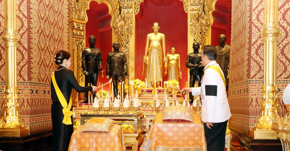 "ในหลวง - พระราชินี" เสด็จฯ พระราชพิธีเนื่องในวันจักรี ประจำปี 2569