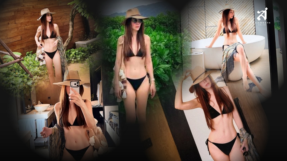 “วุ้นเส้น วิริฒิพา” อวดหุ่นแซ่บผ่านบิกินีดำสุดหรู สวยสะกดใจในวัยเลขสี่