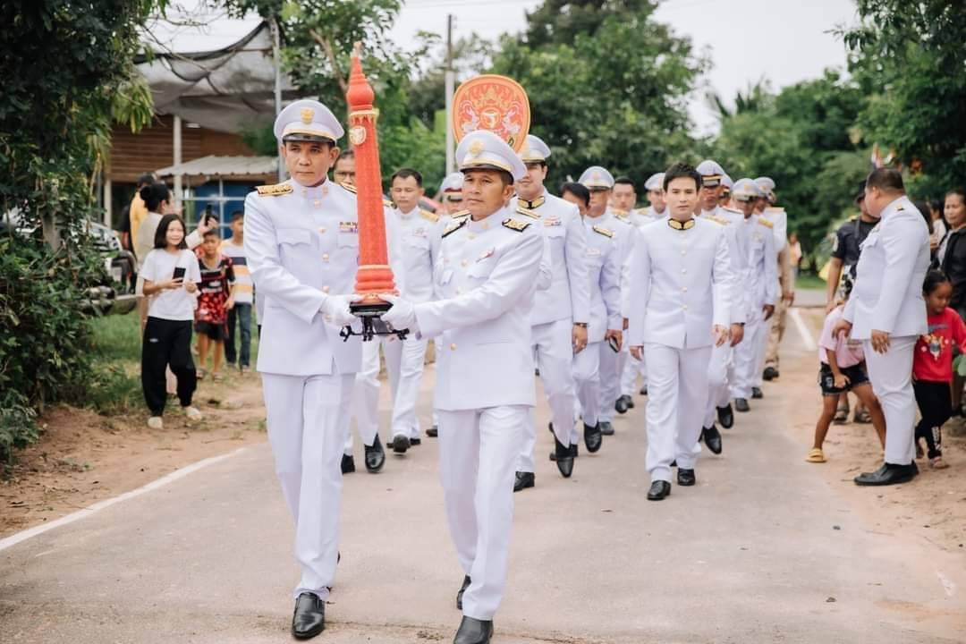 ยโสธรทำพิธีอัญเชิญเทียนพรรษาพระราชทานที่วัดตอบาก