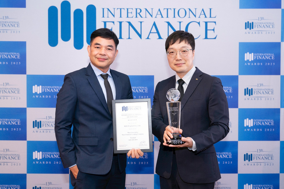 KB J Capital คว้ารางวัล Most Innovative New Financial Lending Company – Thailand 2025