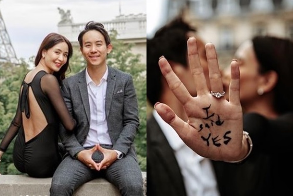 "เบนซ์ ปุณยาพร" ประกาศข่าวดีแฟนหนุ่ม "แก๊ป วิทนาถ" ขอแต่งงาน