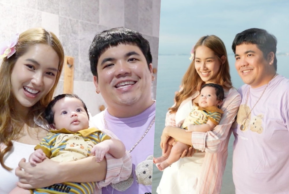"แจ็ค แฟนฉัน" ฉลองครบ 2 เดือน "น้องคากิ" พาไปเที่ยวทะเลครั้งแรก!