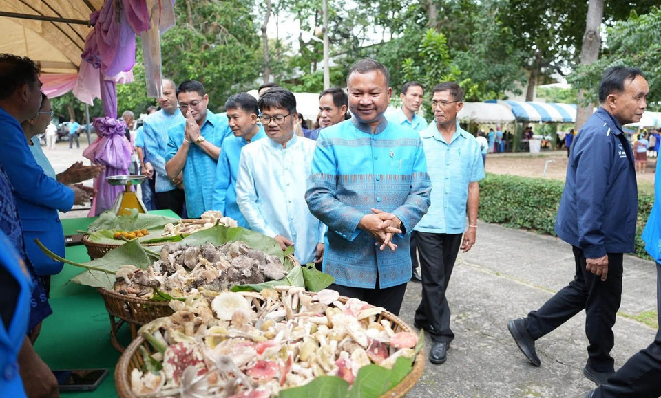 มหาสารคามคึกคัก! มหกรรมเห็ดเฉลิมพระเกียรติฯ ครั้งที่ 20 ชูเห็ดสร้างอาชีพ เสริมรายได้ชุมชน
