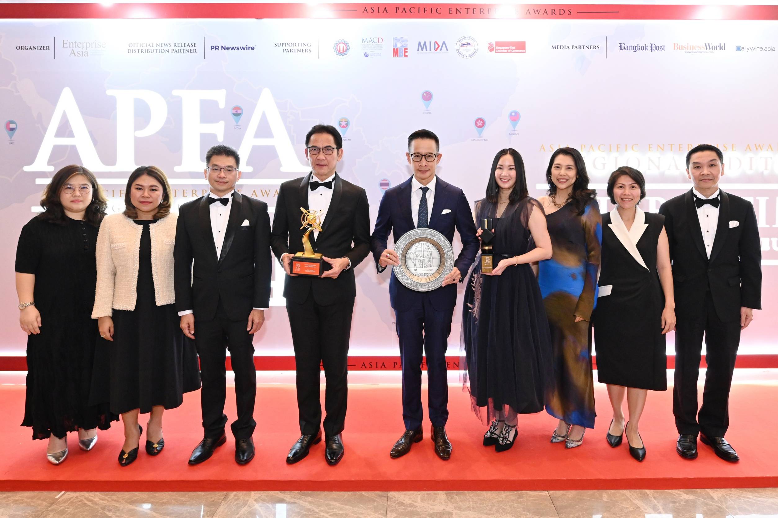 เมืองไทยประกันชีวิต รับรางวัลสูงสุด “Enterprise Asia Linchpin of Asia Awards”จากงาน Asia Pacific Enterprise Awards 2024 