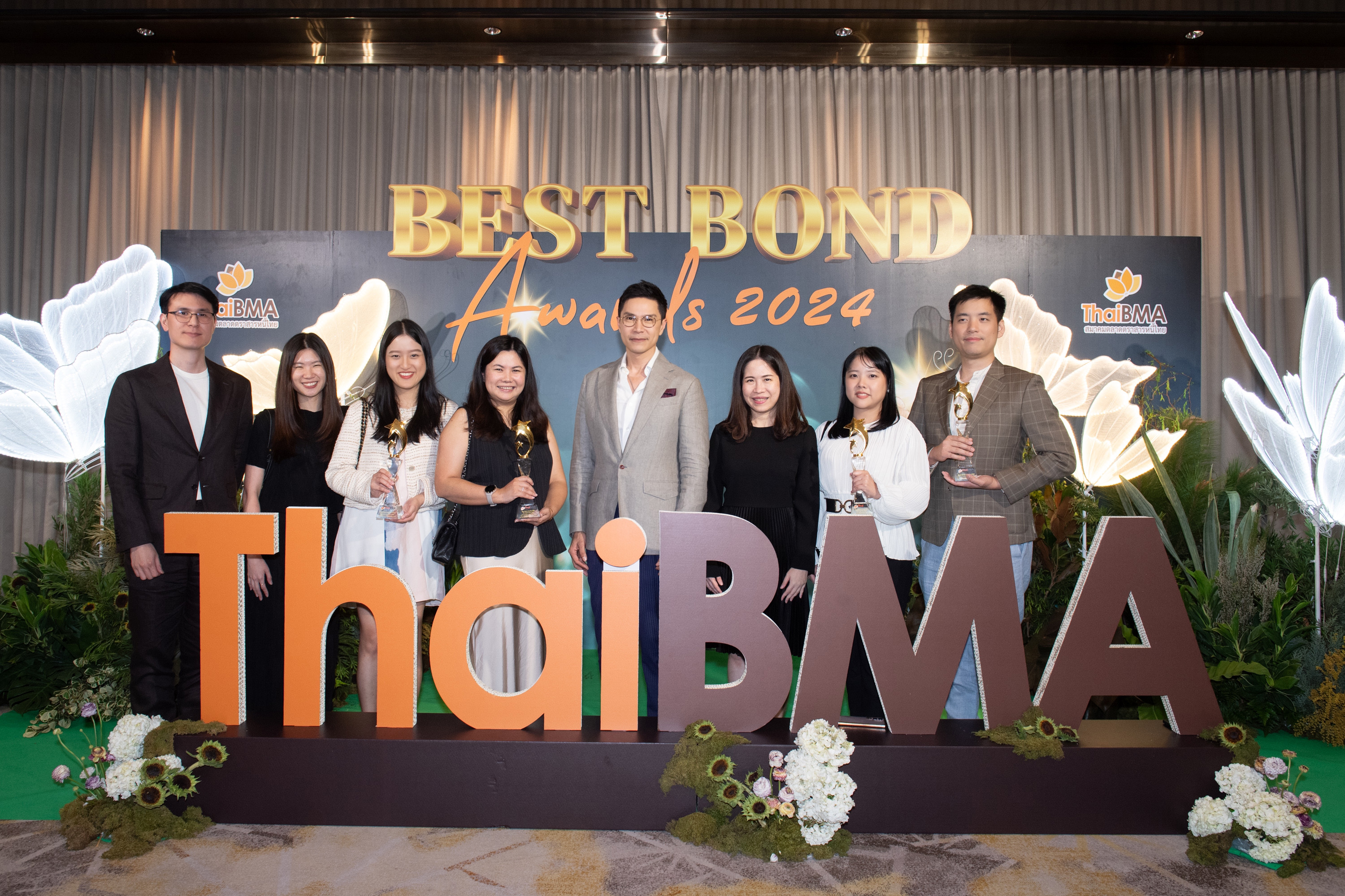 บล.เกียรตินาคินภัทร ผลงานโดดเด่นในการให้บริการด้านตราสารหนี้ไทย คว้า 4 รางวัลใหญ่จาก ThaiBMA Best Bond Awards 2024