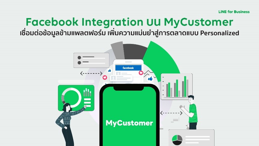 LINE เปิดตัว "Facebook Integration" บน MyCustomer เพิ่มความแม่นยำสู่การตลาดแบบ Personalized