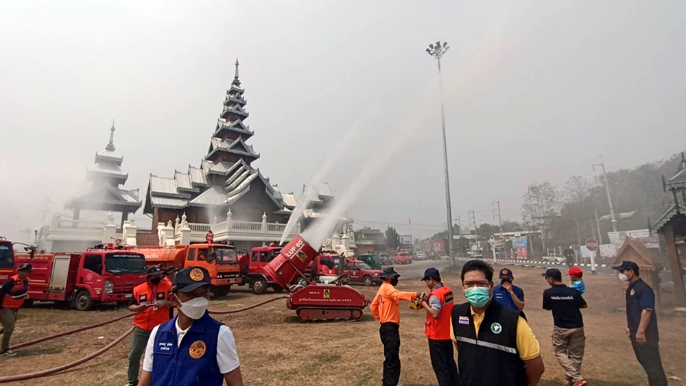 ไฟป่าแม่ฮ่องสอนแชมป์ภาคเหนือ ทะลุ 127 จุด ควันไฟปกคลุมเมืองหนาทึบ