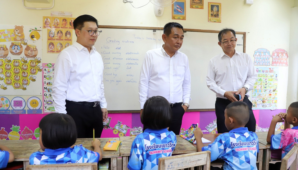 ผู้ตรวจราชการ ศธ. ลงพื้นที่พังงา ติดตามนโยบายการศึกษารอบ 2 เน้นคุณภาพผู้เรียน-ความปลอดภัย