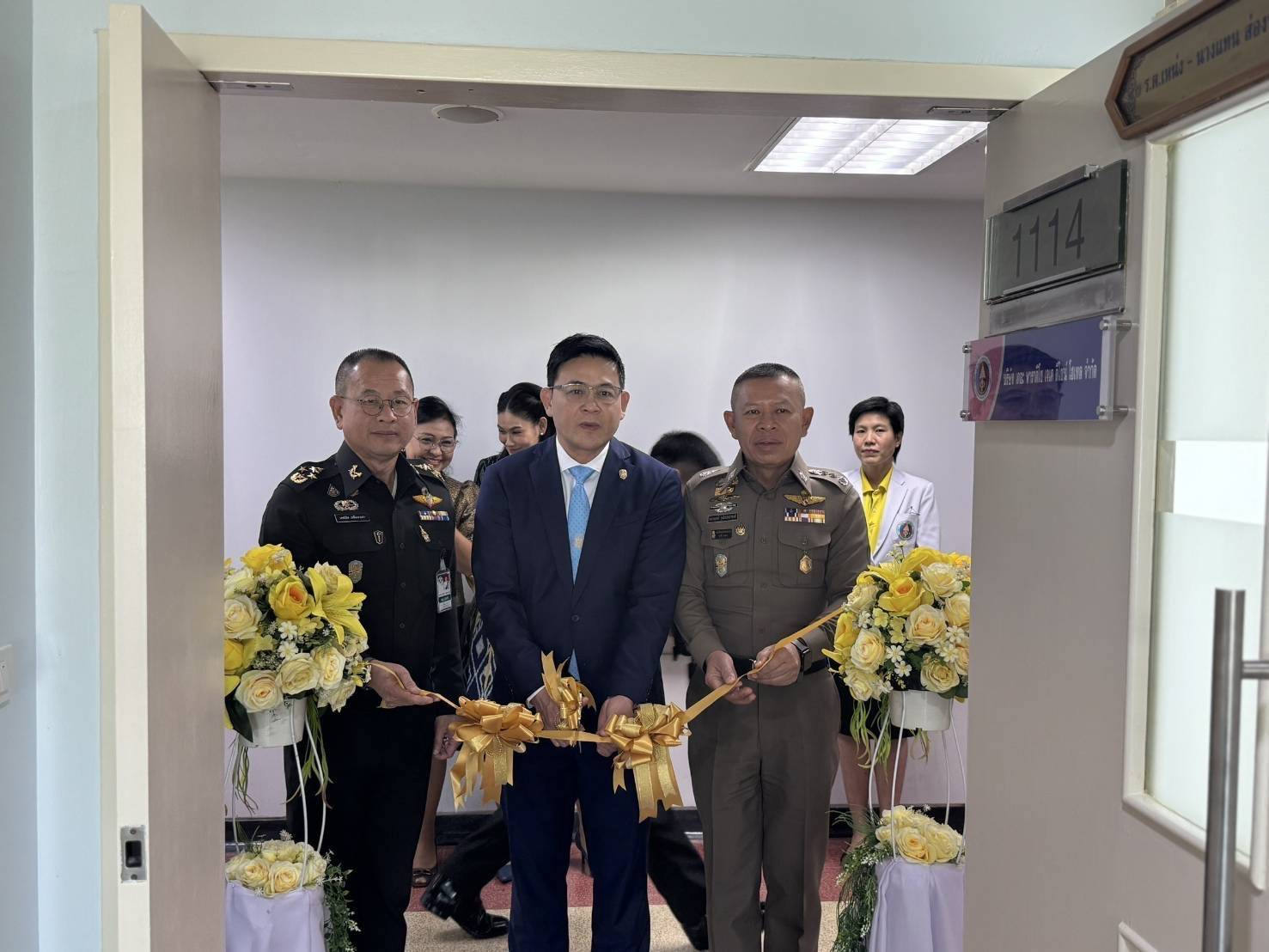 ผู้ช่วย ผบ.ตร.ร่วมมอบห้องพักผู้ป่วยใน    รพ.ทหารผ่านศึก