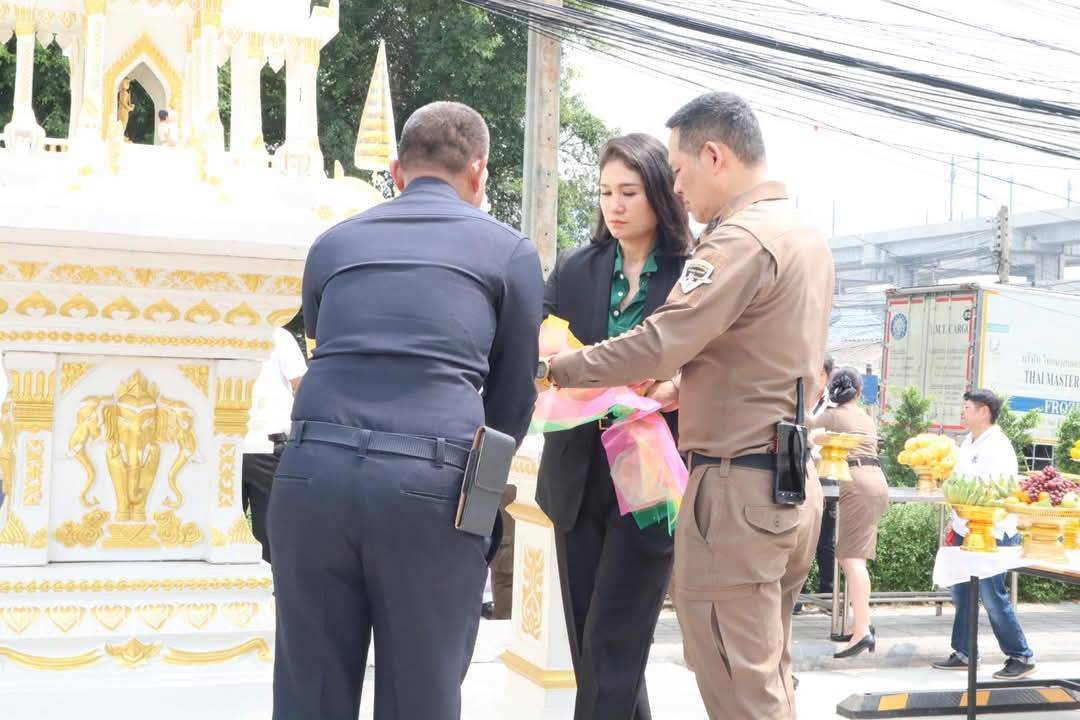 สน.ดอนเมือง ทำพิธี ตั้งศาล พระภูมิ เจ้าที่ตายาย ที่ทำการแห่งใหม่