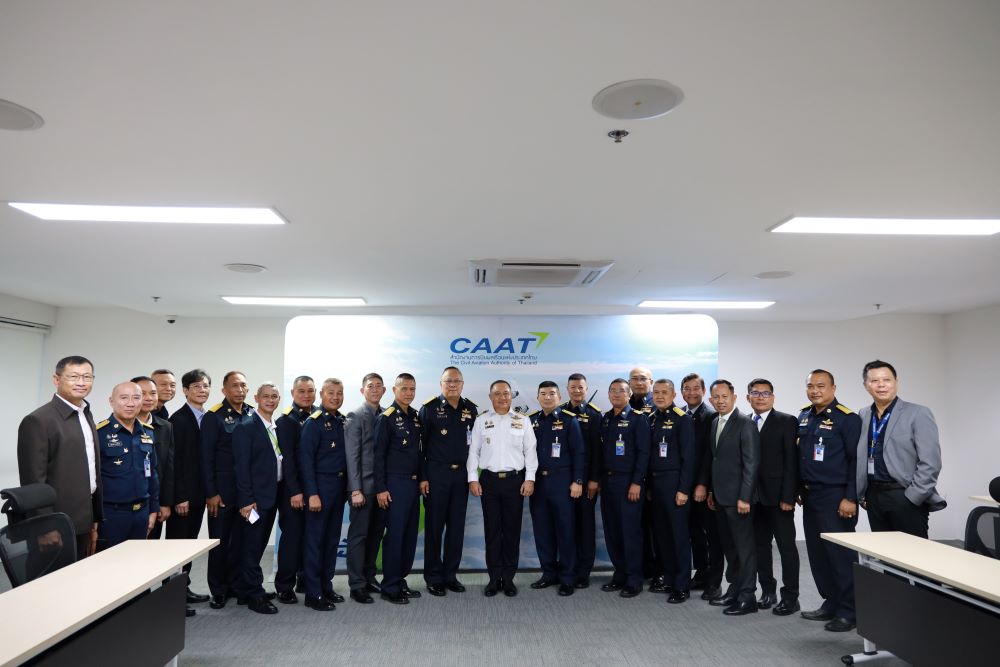 "พลอากาศเอก มนัท ชวนะประยูร" ผู้อำนวยการ CAAT คนใหม่ เข้ารับตำแหน่งวันแรก