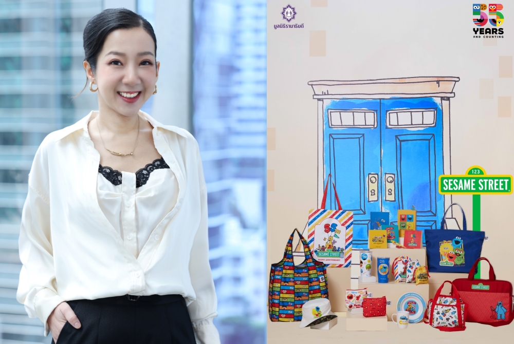 มูลนิธิรามาธิบดีฯจับมือSesame Street  อวดความสดใสบนของที่ระลึกการกุศล