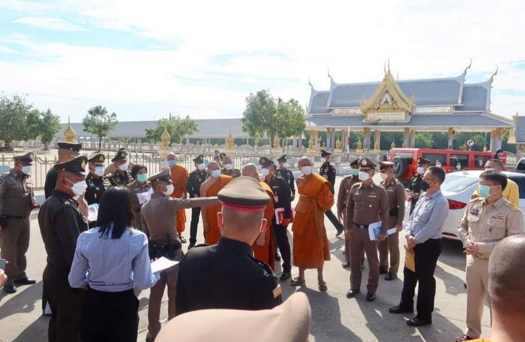 พ่อเมืองแปดริ้วประชุมร่วมทุกฝ่ายสำรวจพื้นที่  รับเสด็จพระราชทานเพลิงศพเจ้าอาวาสวัดโสธร   