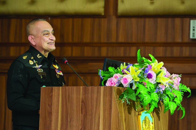 รองผบ.ทสส.เป็น ปธ.พิธีแถลงผลการศึกษา หลักสูตร การบริหารความมั่นคงสำหรับผู้บริหารระดับสูง  รุ่นที่ 3 