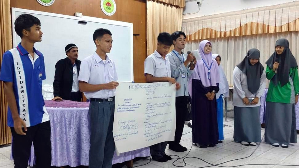 คพท.นราธิวาส ปั้นเยาวชนนักสื่อสารรุ่นใหม่ จัด Media for Peace Lab รู้เท่าทันสื่อ สร้างสันติสุข