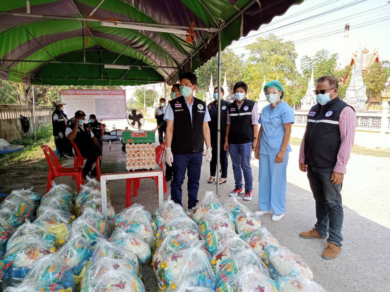 โคราชปิดหมู่บ้าน ป้องคลัสเตอร์งานบวช อ.ขามทะเลสอ ป่วยสะสม 42 ราย
