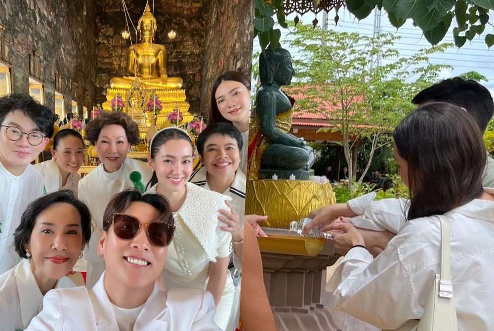 ชัดเจน! "เบลล่า" เดินสายทำบุญ3วัน3วัด แฟนคลับแซวอิ่มบุญอิ่มใจ