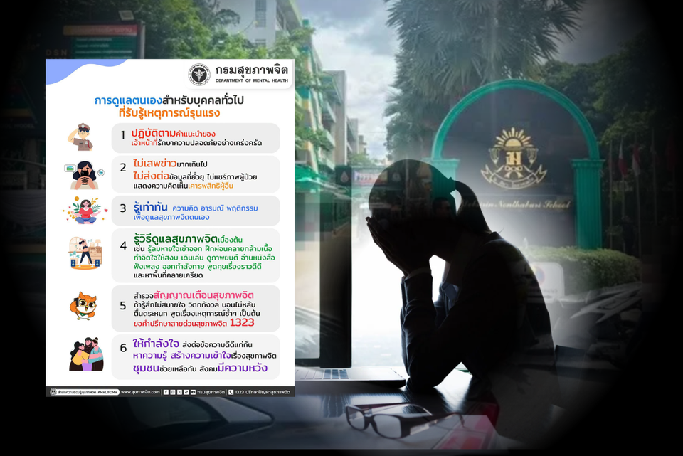 เสพข่าวอย่างมีสติ!! กรมสุขภาพจิตแนะ6วิธีรับมือ
