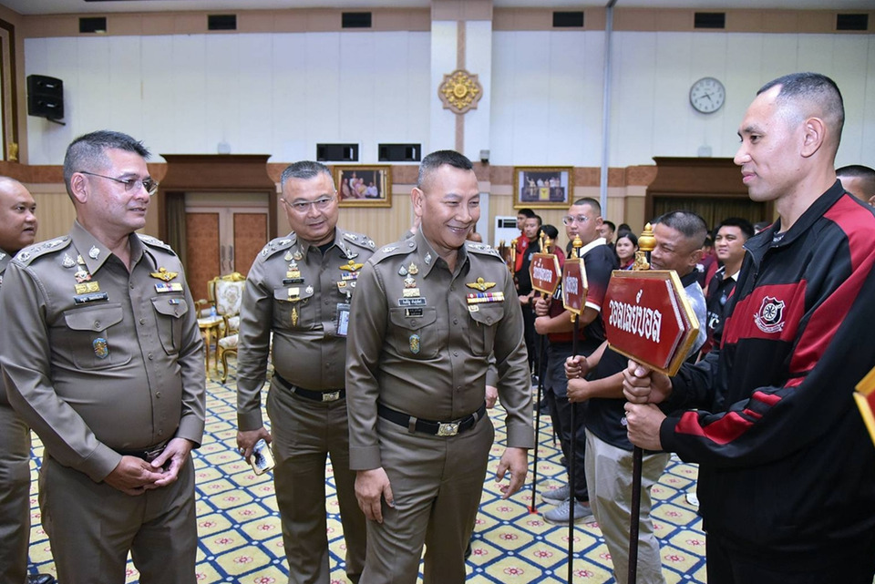 ผบ.ตร.ให้กำลังใจนักกีฬาตำรวจ ลุยศึกกีฬากองทัพไทย ครั้งที่ 56 เน้นน้ำใจนักกีฬา-ความสามัคคี