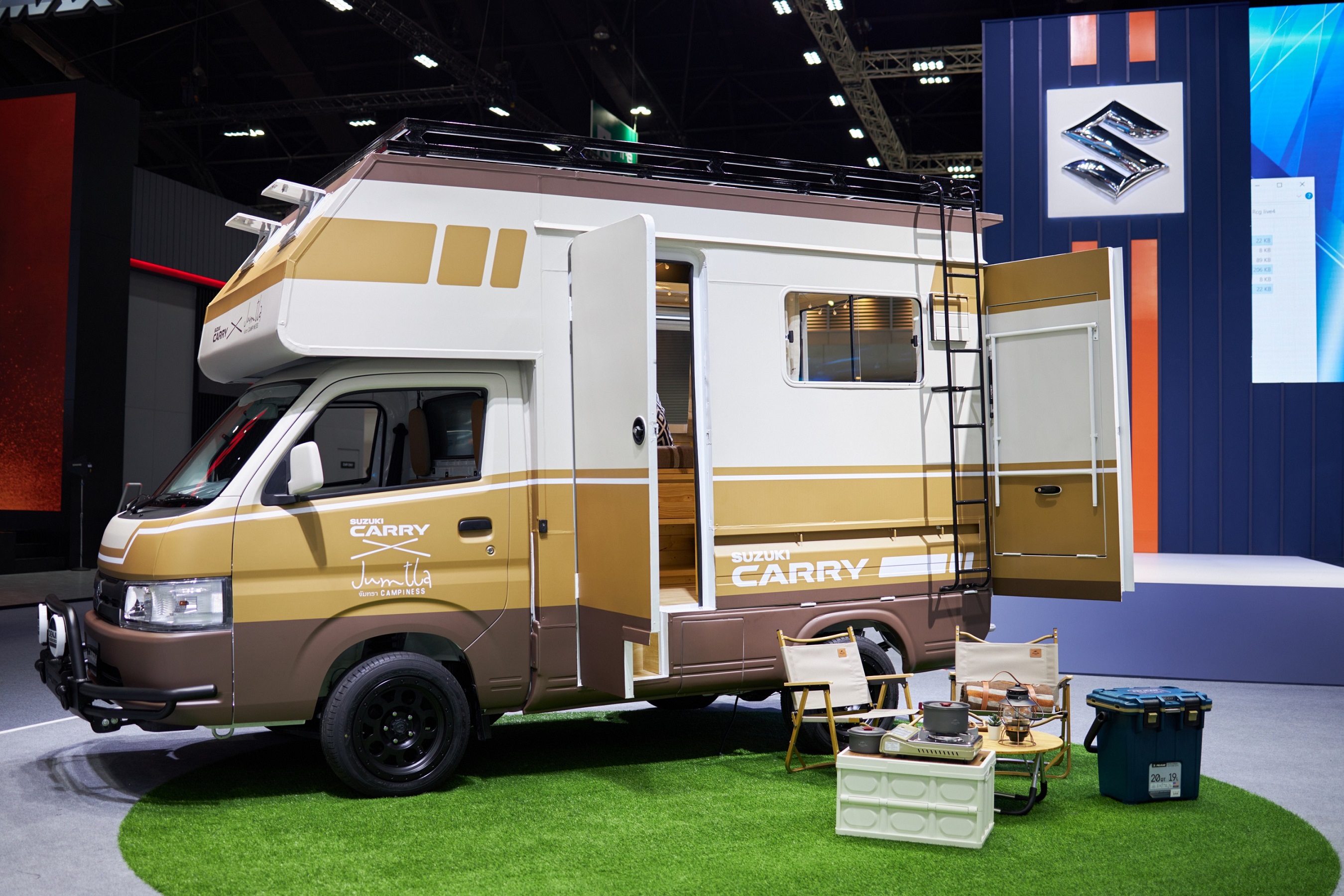 ซูซูกิชูแนวคิด“SUZUKI CARRY CAMPINESS” ความอเนกประสงค์ตอบรับไลฟ์สไตล์ท่องเที่ยวและทำงานแบบรถบ้าน