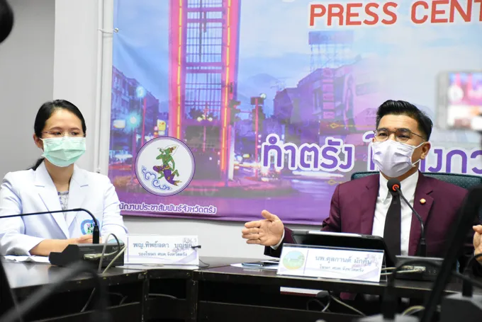 ตรังพบติดเชื้อโควิดใหม่1รายสะสม277รายรักษาหาย193ราย