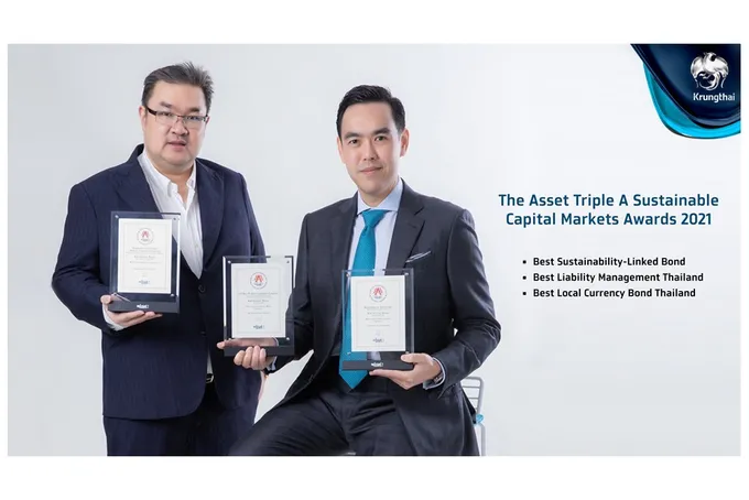"กรุงไทย" คว้า 3 รางวัลจากงาน The Asset Triple A Sustainable Capital Markets Awards 2021