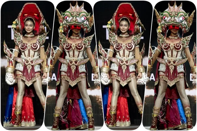 ส่งกำลังใจให้ "อิงฟ้า" ถ่ายทอดลีลาแม่ไม้มวยไทยผ่านชุด 𝗛𝗮𝗻𝘂𝗺𝗮𝗻 𝗧𝗵𝗮𝗶 𝗕𝗼𝘅𝗶𝗻𝗴 ในรอบชุดประจำชาติ