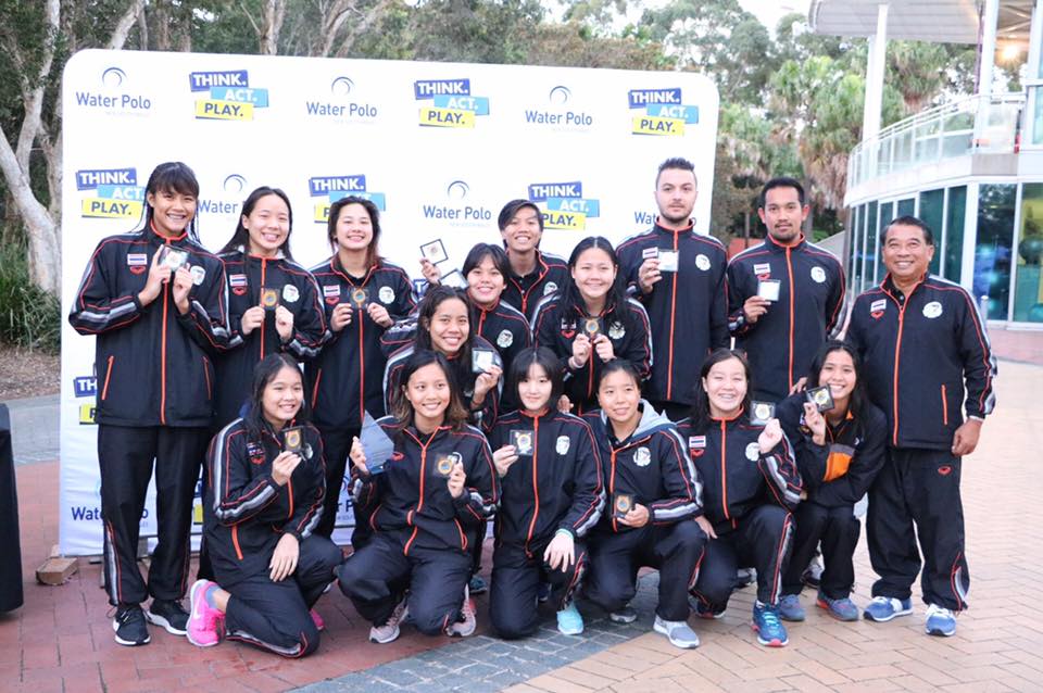 โปโลน้ำสาวไทยผงาดคว้าแชมป์ที่ซิดนีย์ ส.ว่ายน้ำทุ่มงบส่งทัพซีเกมส์ฟิตหนักต่างแดน