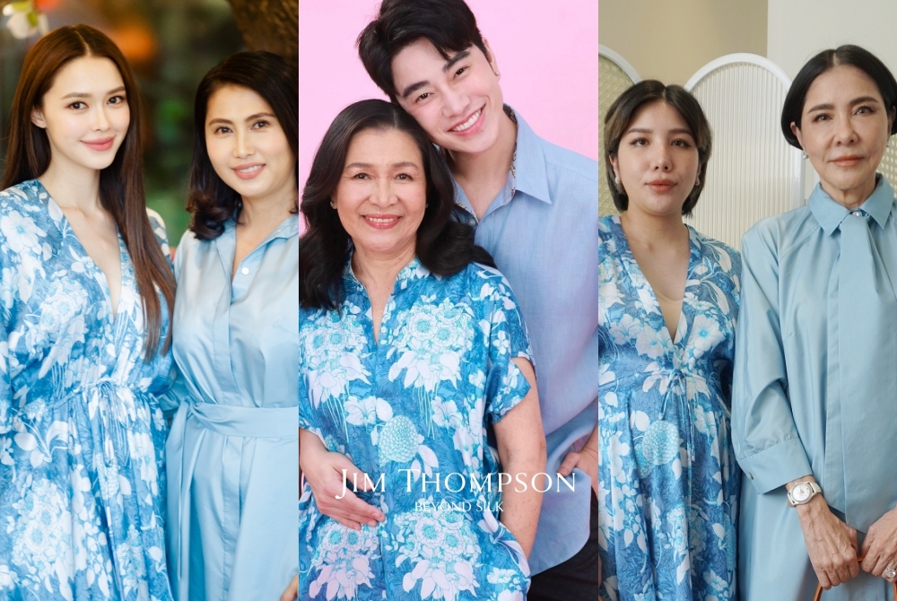 3 แม่ลูกคนดังแชร์โมเมนต์สุดน่ารักในคอลเลกชันพิเศษของ “จิม ทอมป์สัน” 