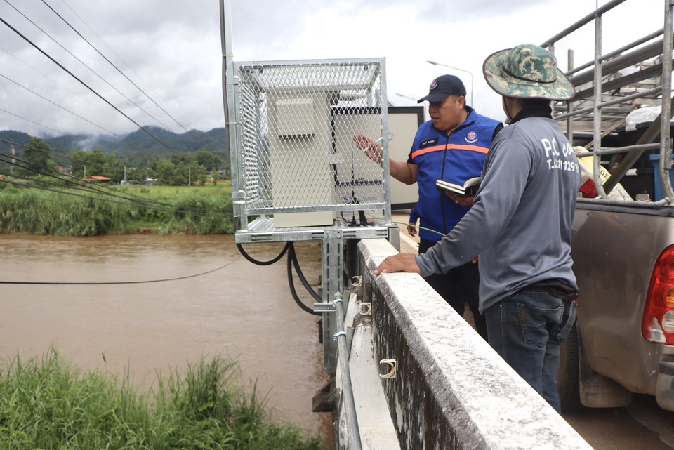 นพค.36 สบเมย แม่ฮ่องสอน จัดกำลังเฝ้าระวังน้ำป่า–น้ำท่วมฉับพลัน หลังฝนตกหนักน้ำยวมเพิ่มต่อเนื่อง