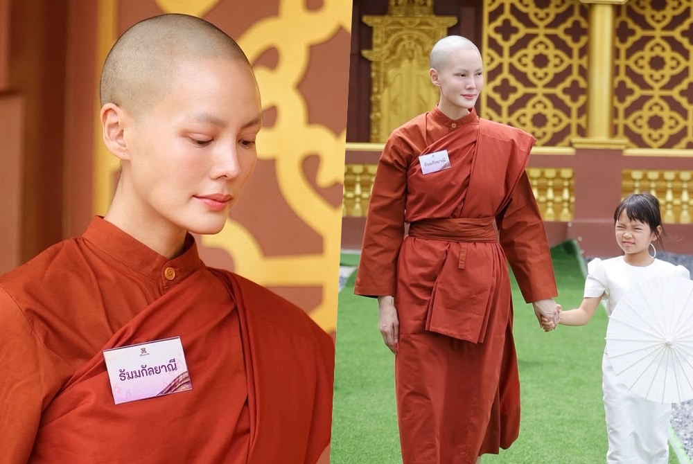 "สามเณรีเจนี่" โพสต์ซึ้งถึง "น้องโนล่า" แม่บวชเพื่อรักโลก 