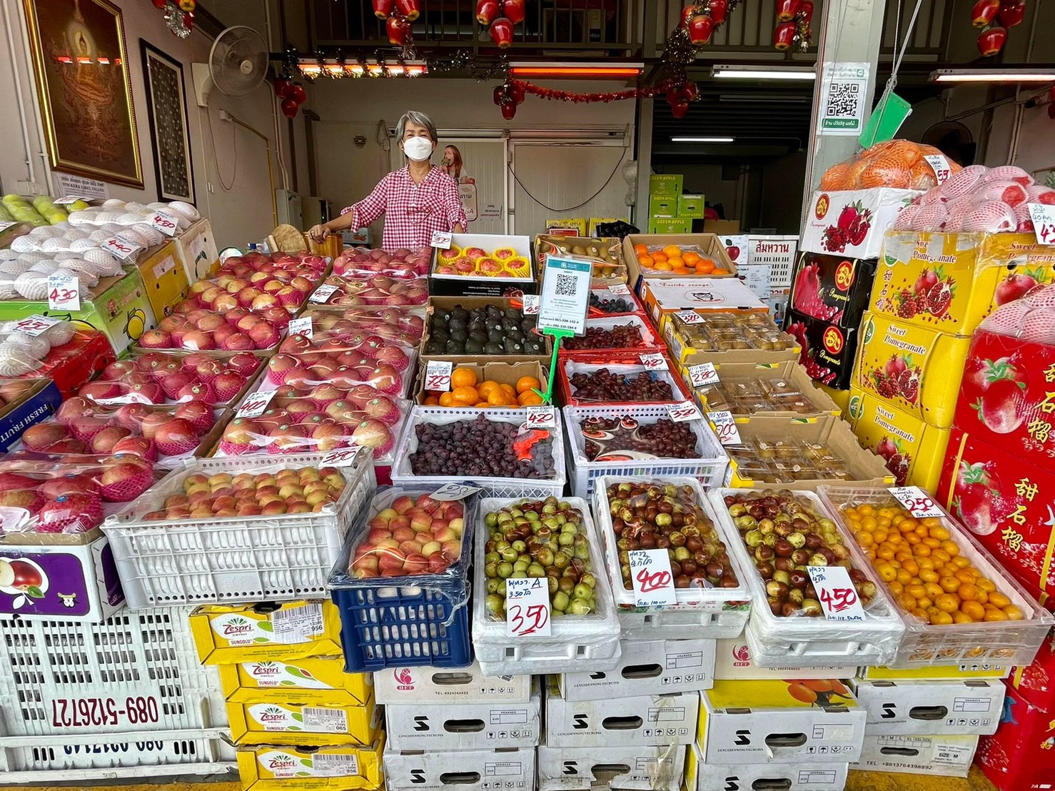 ตลาดสี่มุมเมืองแหล่งผลไม้ต่างประเทศขายส่ง  ตอบโจทย์ซื้อไปขาย-ธุรกิจทำกระเช้า  