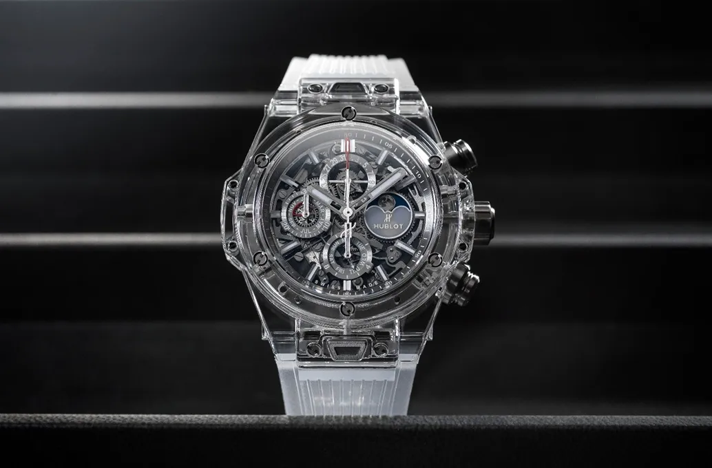 Hublot  รุ่น Big Bang Unico Chronograph Perpetual Calendar Sapphire  (ราคา 4,111,000 บาท)