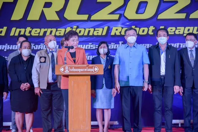 รมช.ศึกษา เปิดแข่งหุ่นยนต์ Thailand International Robot League 2022