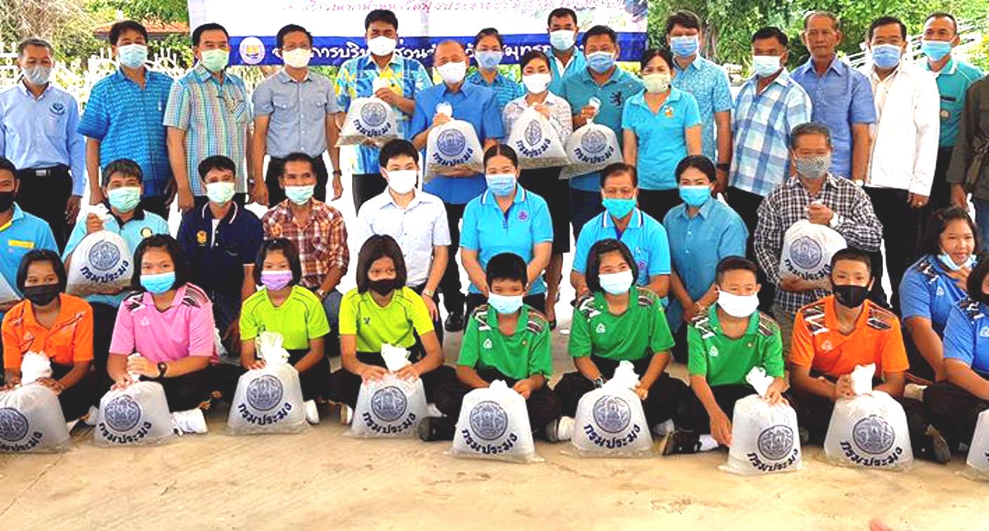 สมาคมประมงสมุทรสาคร จัดพิธีสืบชะตาทะเล เพิ่มพันธ์ุสัตว์-น้ำอ่าวมหาชัย