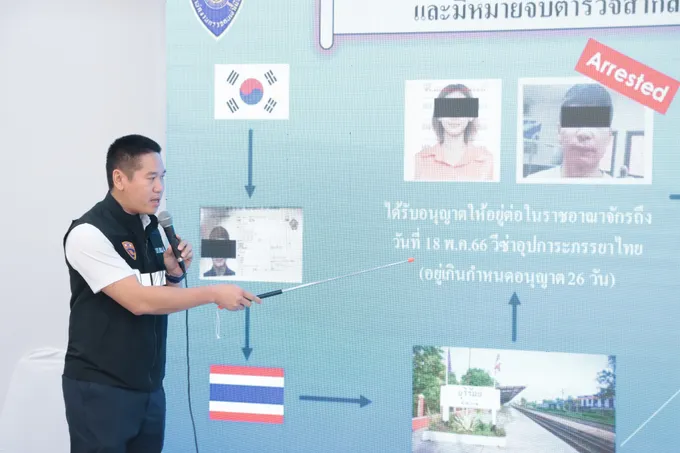 รวบ 2 หนุ่มเมืองโสม หนีคดียาเสพติดซุกอยู่ไทย